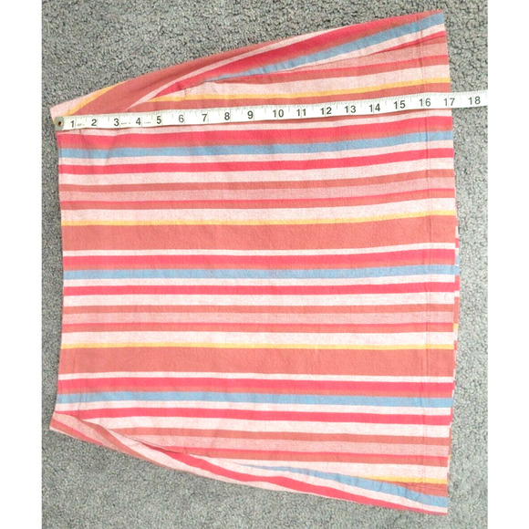 Truce Big Girl's SZ 16 Vertical Striped 100% Cotton Short Mini Skirt Multicolor - Picture 9 of 10